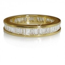 1.12ct Si3/g Baguette Diamond Full Eternity Ring