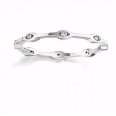 0.08ct Vs/g Round Diamond Wedding Ring