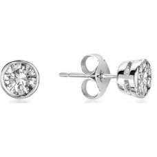 0.80ct I1/fg Round Diamond Stud Earrings