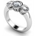 0.90ct Vs/fg Round Diamond Trilogy Ring 0.90ct Vs/fg Round Diamond Trilogy Ring