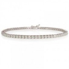 3.76ct Si/fg Round Diamond Bracelet