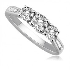 1.25ct Si/fg Round Diamond Ring