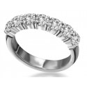 1.03ct Si/fg Round Diamond Eternity Ring