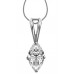 0.24ct Fg/vs Marquise Diamond Solitaire Pendant