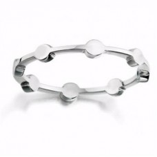 Platinum, Shaped Wedding Ring, Size O Platinum, Shaped Wedding Ring, Size O