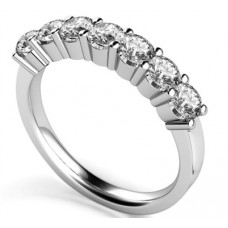 0.72ct Si/fg Round Diamond Eternity Ring