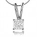 0.23ct Fg/si Princess Diamond Pendant
