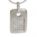 0.76ct De/i1 Round Diamond Pendant
