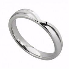 3mm Court Shaped Wedding Ring 3mm Court Shaped Wedding Ring