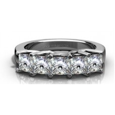 1.50ct Vs1/d Princess Diamond Eternity Ring
