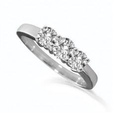 0.75ct I1/fg Round Diamond Trilogy Ring 0.75ct I1/fg Round Diamond Trilogy Ring