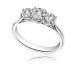 0.80ct Vvs1/e Round Diamond Trilogy Ring