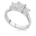 1.00ct Si/g Princess Diamond Trilogy Ring