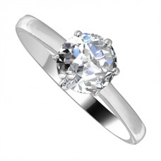 Agi Certified 0.70ct I1/h Round Diamond Ring