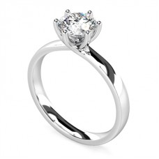 0.55ct Si1/g Round Diamond Solitaire Ring