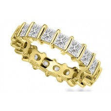 1.00ct I1/fg Princess Diamond Full Eternity Ring