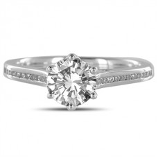 0.90ct Vs1/d Round Diamond Ring
