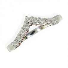 0.75ct Si2/g Round Diamond Wedding Ring