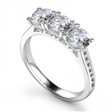 1.50ct Si/fg Round Diamond Ring