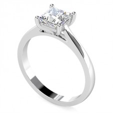 1.06ct Vs1/h Princess Diamond Solitaire Ring