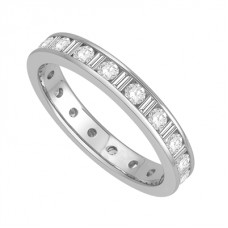 1.04ct Vs/ef Round Diamond Eternity Ring