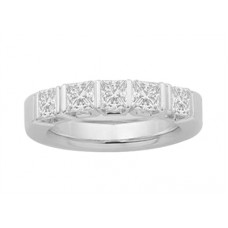 1.50ct  Vs1/f Princess Diamond Eternity Ring
