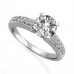 0.85ct Si2/g Round Diamond Ring