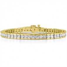 1.09ct Si1/fg Round Diamond Bracelet