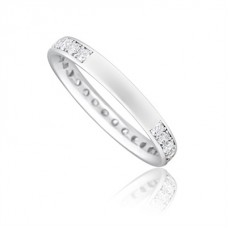 0.63ct Vs/fg Round Diamond Wedding Ring