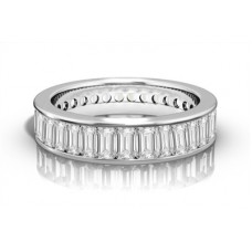 0.75ct Vs/ef Baguette Diamond Full Eternity Ring