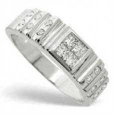 0.50ct I1/fg Round Diamond Gents Ring