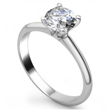 0.90ct I1/e Round Diamond Solitaire Ring