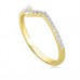 0.30ct Vs/fg Round Diamond Shaped Wedding Ring