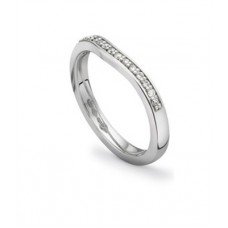 0.10ct Vs1/f Round Diamond Shaped Wedding Ring