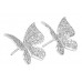1.75ct I1/g Designer Butterfly Earrings 1.75ct I1/g Designer Butterfly Earrings