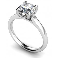 0.60ct I1/h Round Diamond Solitaire Ring