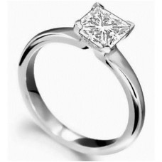 0.50ct Si1/f Princess Diamond Ring 0.50ct Si1/f Princess Diamond Ring