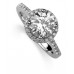 1.10ct Si2/g Round Halo Diamond Ring