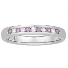 0.15ct Vs/ef Round Diamond Gemstone Eternity Ring