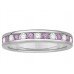 0.5ct Vs/ef Round/pink Saphhire Diamond Ring