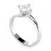 0.40ct Vvs2/e Princess Diamond Solitaire Ring