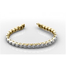 1.25ct I1/f Round Diamond Tennis Bracelet