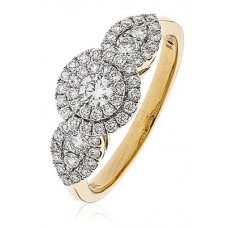 0.80ct Vs/e Round Diamond Dress Ring