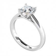 0.60ct Si2/f Princess Diamond Solitiare Ring