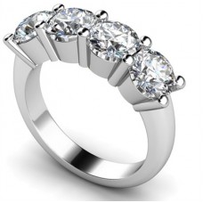 1.80ct Vs2/g Round Diamond 4 Stone Ring