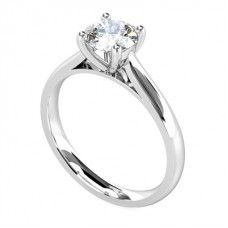 0.31ct I1/f Round Diamond Solitaire Ring