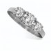 0.43ct I1/g Round Diamond Trilogy Ring
