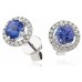 1.35ct Vs/fg Round Diamond Gemstone Earrings