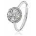 0.60ct  Vs/ef Round Diamond Cluster Ring