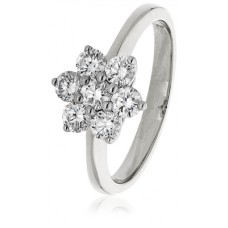 0.75ct V S/ef Round Diamond Ring
